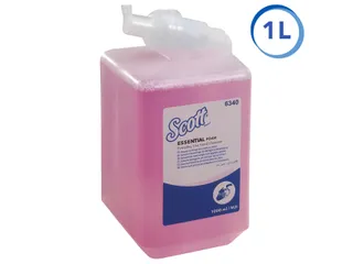 Handzeep Scott Essential Schuim foam roze 1000ml 6340 - 4