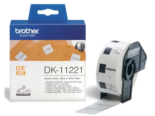 Etiket Brother DK-11221 23x23Mm 1000stuks