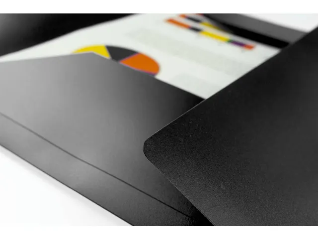 Elastomap Kangaro A4 PP volle kleur zwart