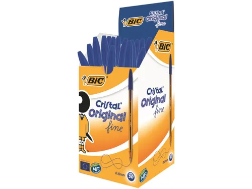 Balpen Bic Cristal fijn blauw