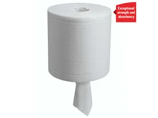 Poetsrol WypAll L20 2-laags 18,3cmx144m 380vel wit 7303 - 6