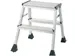 Aluminum ladder 2 treden 45cm 150kg