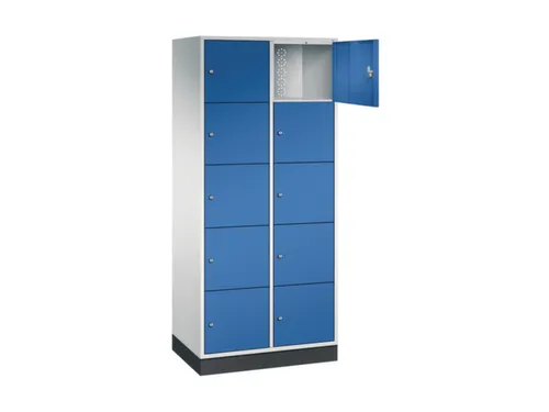 grootvolume-lockersysteem,RAL 7035/RAL 5010,HxBxD 1950x820x500mm
