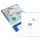 Etiket Rillprint 105x57mm mat transparant 250 etiketten