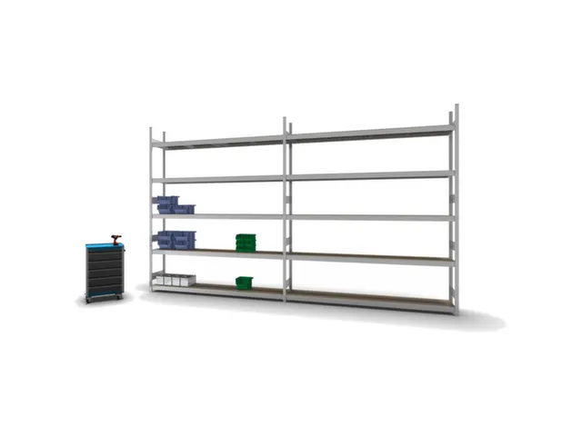 rayonnage grande largeur,rayonnage suivant,HxlxP 3000x2520x435mm