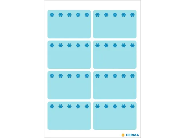Etiket Herma 3773 26x40mm Diepvries Blauw 48 stuks