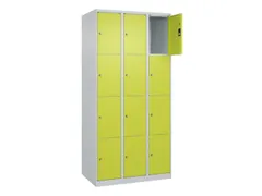 lockerkast,HxBxD 1850x900x500mm,3x4vakken,vak B 300mm,cil.-slot