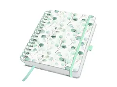 Notitieboek Jolie A5 spiraal Eucalyptus Day HC blanco 240 pag 120gr