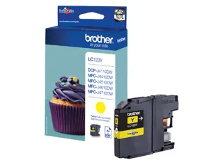 Inktcartridge Brother LC-123Y geel - 2