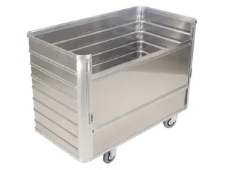 Bakwagen Aluminium Draagverm. 250kg 1280x675x985mm 650l Greep Opening - 1