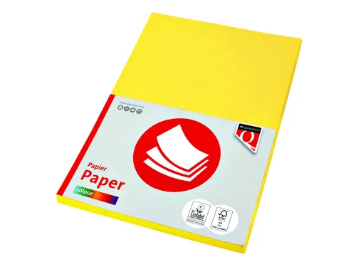 Kopieerpapier Quantore Colour A4 160 Gram Geel 50vel