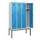 schoollocker,HxBxD 1950x1200x500mm,4vak,vak B 300mm,draaigrendel