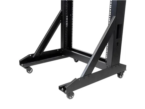 42U Open Server Rack Frame Met Zwenkwielen Serverkast Met 2 Stijlen