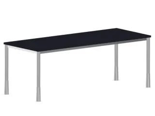 In hoogte verstelbaar bureau,HxBxD 720-840x2000x800mm,CC-zwart - 2