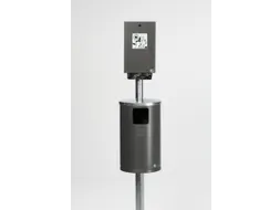 hondentoilet,v. buiten,afvalbak 30l,v. 200zakjes,HxBxD 2000x350x480mm