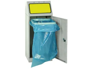afvalverzamelaar,brandbeveiligingsklasse A1,1x70l,m. elast. spanband - 1
