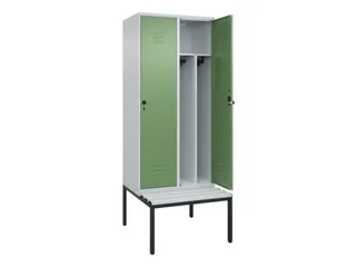 locker voor scheiding van kleding,HxBxD 2120x800x815mm,2vak - 2