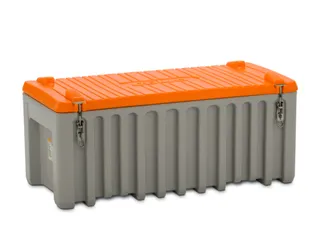 Opbergbox 250L H X B X D 540X 1200X 600Mm Grijs/oranje - 1
