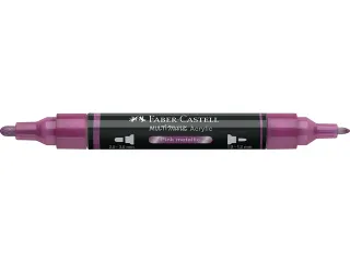 Acrylmarker Faber-Castell Multimark 290 pink metallic - 3
