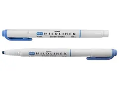 MILDLINER markeerstift donkerblauw dubbele punt