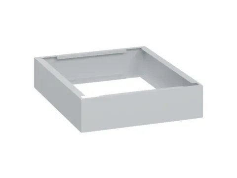 sokkel,HxBxD 100x400x500mm,kunststof,RAL7035,meerprijs