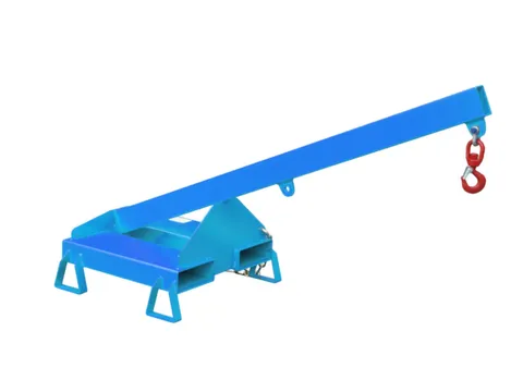 Kraanarm Vaste Arm Neiging 25° Steunpoten L 1600mm 1t Lichtblauw