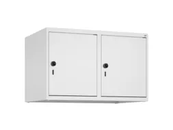 opzetkast,v. locker,2vak.,vak B 400mm,HxBxD 500x800x500mm,draaigrendel
