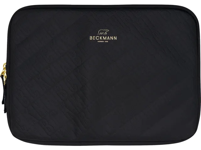 Laptophoes Beckmann 24x35x2cm Black Gold
