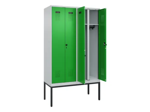 locker voor scheiding van kleding,HxBxD 2120x1200x500mm,4vak