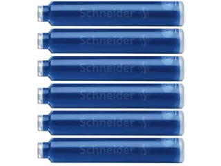 Inktpatroon Schneider Blauw 6 stuks - 4