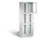 Lockerkast 1800x610x500mm 2x3 vakken Cilinderslot, Sokkel, RAL7035