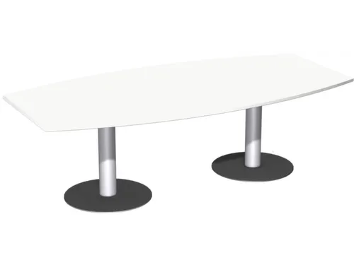 vergadertafel,HxBxD 720x2400x800mm,vatvormig