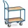 Rolplateau Met 2 Etages Hout 135400 250kg 600x400mm Duwbeugel Ral5007