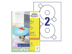Etiket Avery L6043-100 CD wit 200stuks