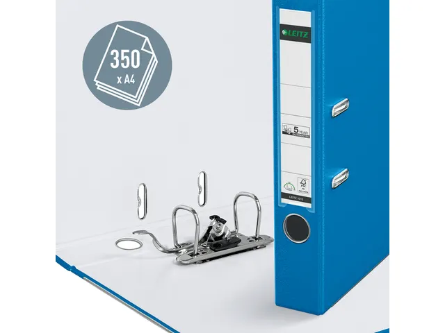 Ordner Leitz 1015 A4 50mm PP lichtblauw