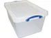 Opbergdoos 61 Liter Transparant Stapelbaar