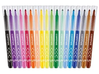 Maped Viltstift Color'Peps 18 Stiften in een Kartonnen Etui - 2