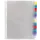 Viquel Geperforeerde Showtas A4 Met 12 Tabs 0.09mm 11-Gaats