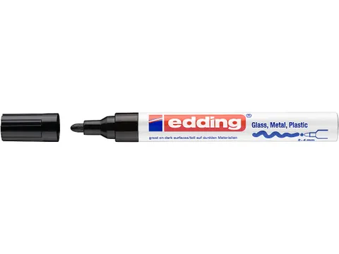 Viltstift Edding 750 Lakmarker Rond 2-4mm Zwart