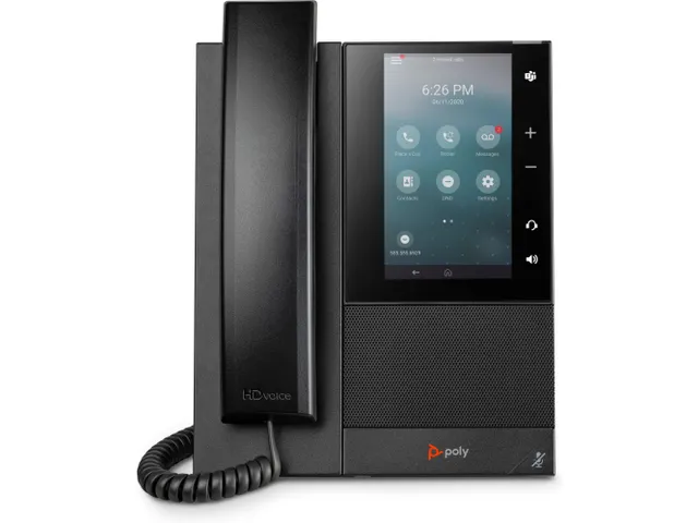 POLY CCX 500 zakelijke telefoon met Open SIP en PoE-ondersteuning
