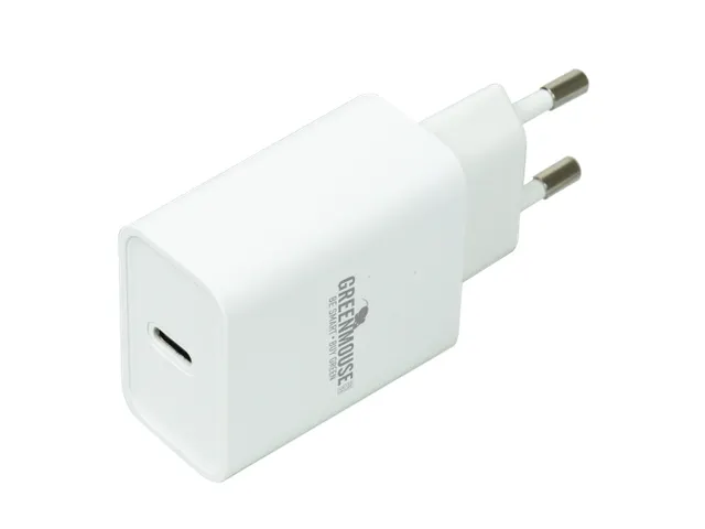 Oplader Green Mouse USB-C 20w wit blisterverpakking