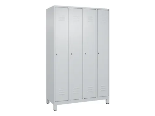 locker,HxBxD 1950x1200x500mm,4vak,vak B 300mm,cil.-slot,voeten