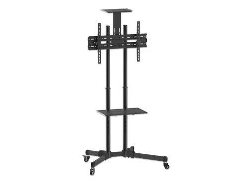 Trolley voor TV’s en monitoren, voor schermen 37 inch–65 inch, VES