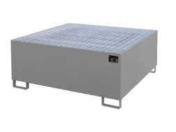 opvangbak,v. 1xIBC,opvangvol. 1000l,HxBxD 620x1460x1460mm,m. rooster