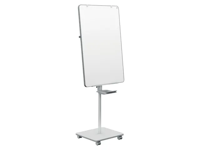 Nobo Move & Meet Mobiele Flipover 70x100cm staal grijs