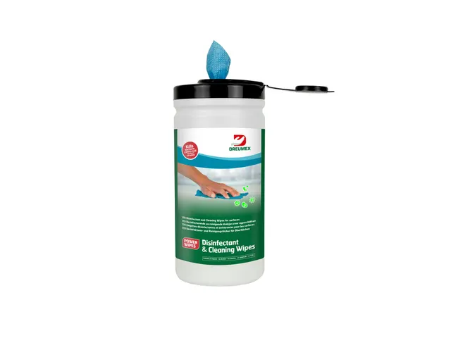 Dreumex Disinfectant & Cleaning Desinfectiedoekjes bus 170 stuks blauw