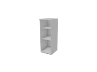 kantoorstelling,opbouwelement,HxBxD 1070x400x445mm,MP-lichtgrijs - 1