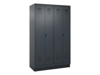 locker voor scheiding van kleding,HxBxD 1950x1200x500mm,4vak - 2
