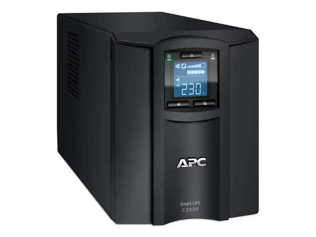 APC Smart-UPS SMC2000I Noodstroomvoeding - 6x C13, 1x C19, USB, 2000VA