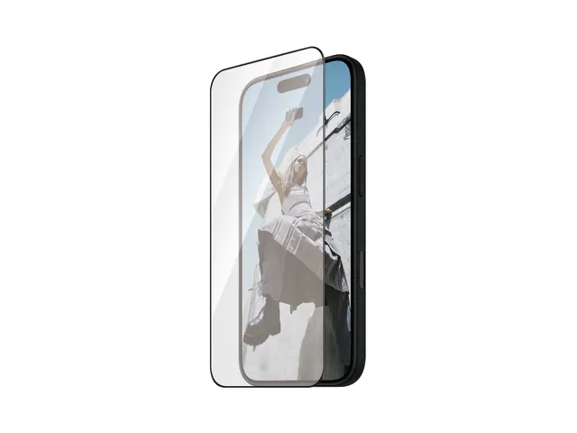 PanzerGlass SAFE. by Screen Protection w. Black Frame iPhone 16 | 1